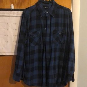 Old and used flannel